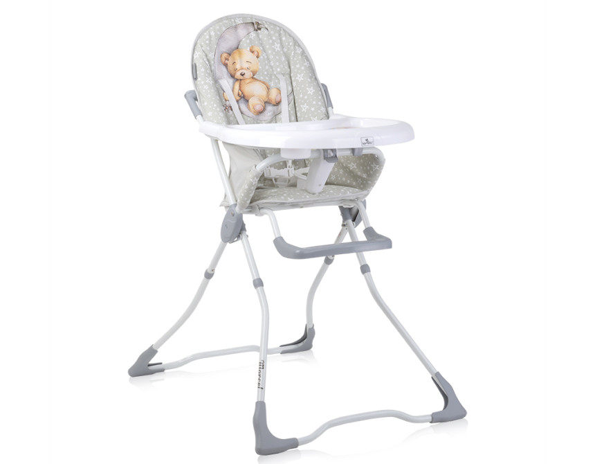 Καρεκλάκι φαγητού marcel grey sleeping bear 10100322316 