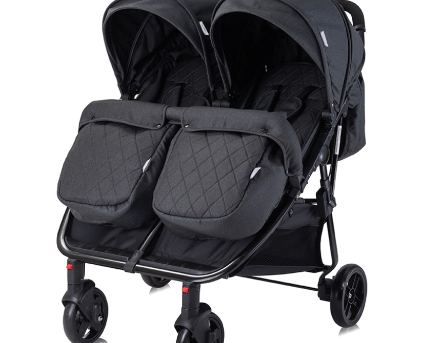 Καρότσι διδύμων duo black 10021542305
