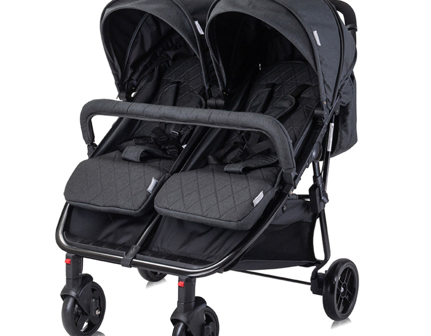 Καρότσι διδύμων duo black 10021542305