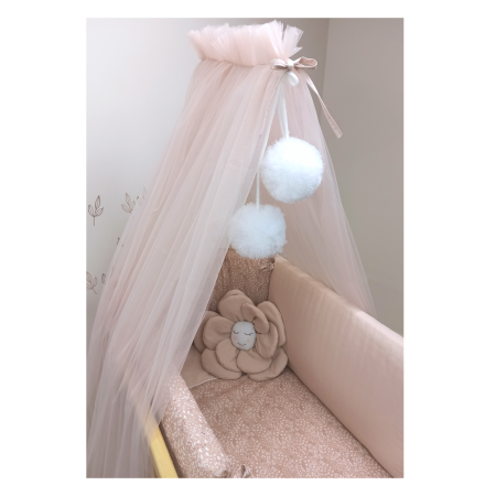 Koυνουπιέρα elegant με τούλι φυλλώματα 7213SK