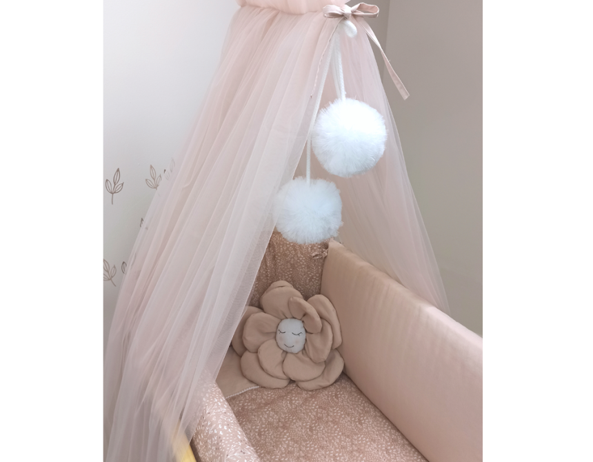 Koυνουπιέρα elegant με τούλι φυλλώματα 7213SK