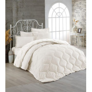 Κουβερτοπάπλωμα γούνα-fleece 680 gsm 1920 ecru C03 160X220 polyester
