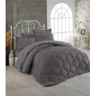Κουβερτοπάπλωμα γούνα-fleece 680 gsm 1920 grey C04 160X220 polyester