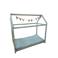 Κρεβάτι montessori green house για στρώμα 80x170cm