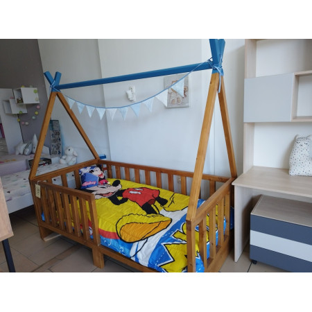 Κρεβάτι montessori indian house για στρώμα 90x190cm