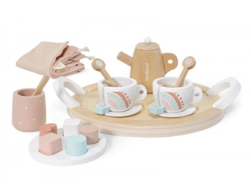 Σετ tea party ξύλινο ME94062