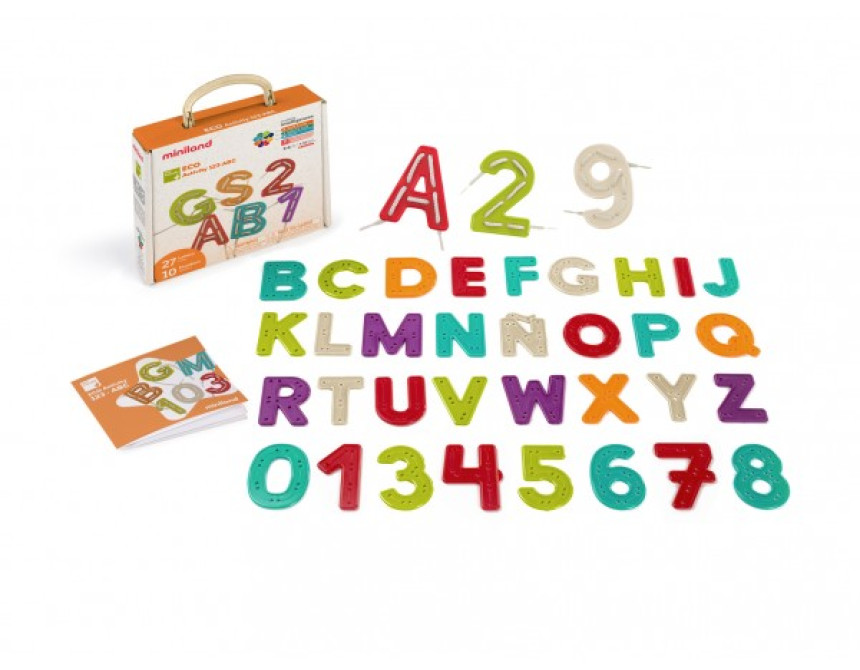 Σετ δραστηριοτήτων eco activity 123 abc ME32158