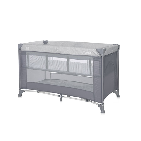 Παιδικό παρκοκρέβατο Torino 2 επίπεδα grey 10080462213