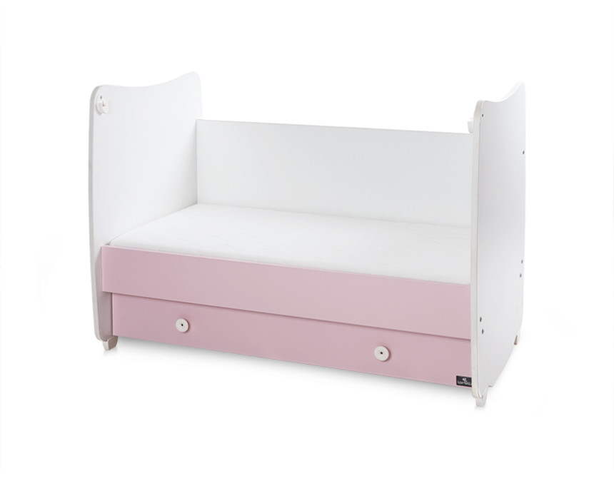 Κρεβάτι βρεφικό DREAM NEW για στρώμα 60x120cm ροζ 10150420038A