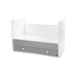 Κρεβάτι βρεφικό DREAM NEW για στρώμα 60x120cm 10150420041A grey