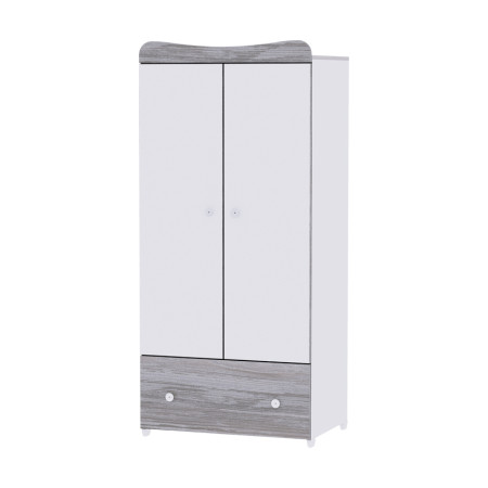 Ντουλάπα Δίφυλλη Exclusive White Artwood