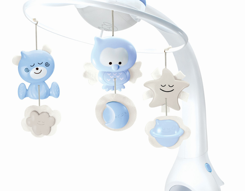 3 IN 1 PROJECTOR MUSICAL MOBILE (BLUE)