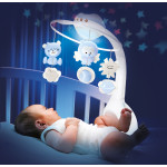 3 IN 1 PROJECTOR MUSICAL MOBILE (BLUE)
