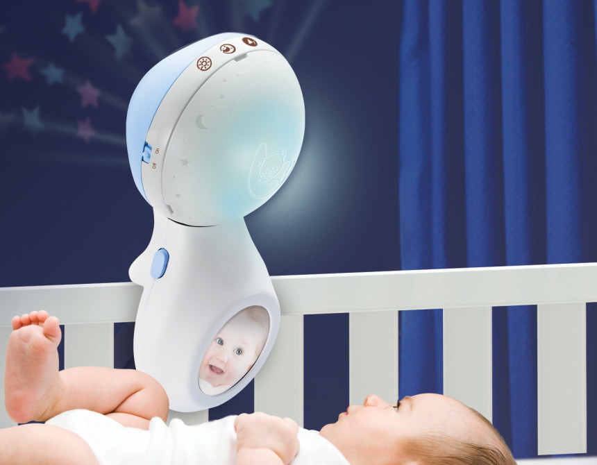 3 IN 1 PROJECTOR MUSICAL MOBILE (BLUE)
