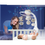 3 IN 1 PROJECTOR MUSICAL MOBILE (ECRU)