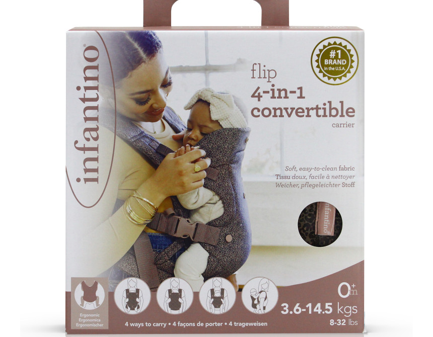 FLIP 4-IN-1 CONVERTIBLE CARRIER LEOPARD
