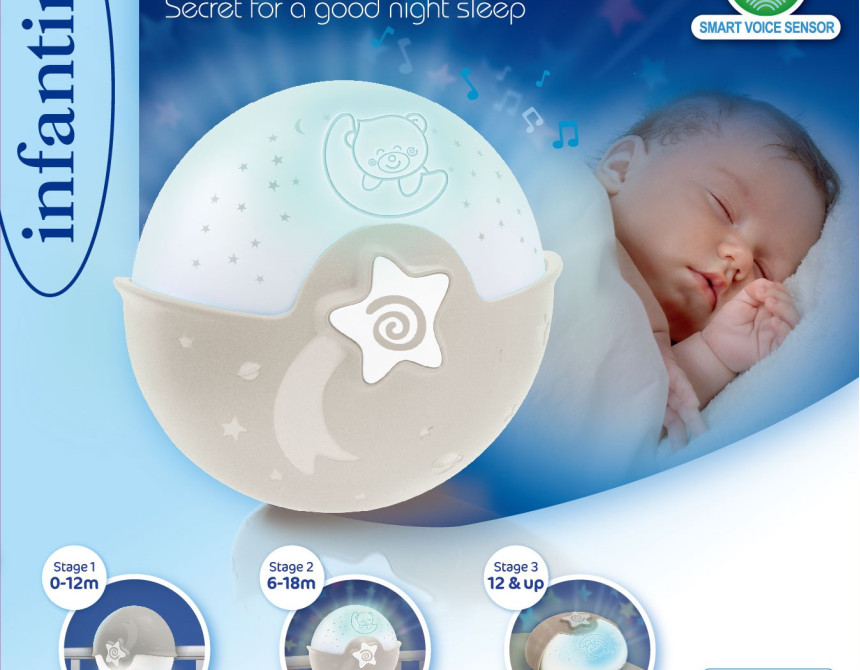 WOM SOOTHING LIGHT & PROJECTOR (ECRU)