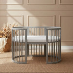 Κούνια μωρού SMART BED 9 in 1 Γκρι (Round)