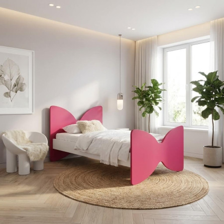 Παιδικό κρεβάτι barbie 3 για στρώμα 90x190cm