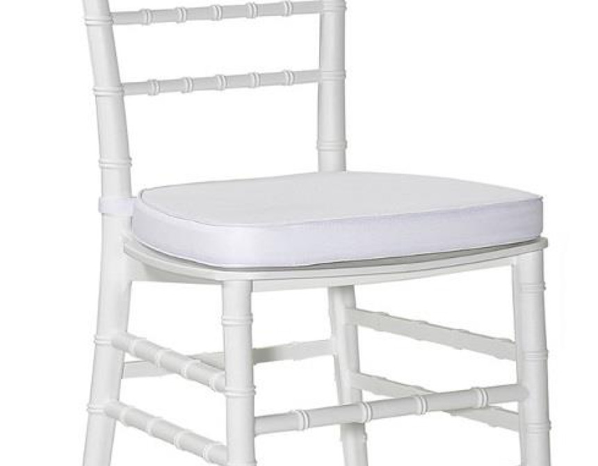 Chair Chiavari-PP White With Cushion