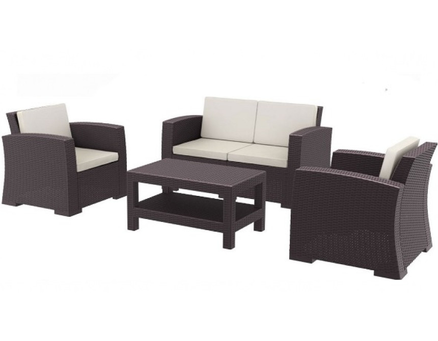 Monaco/ST-2* Lounge Set Brown