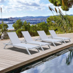 Myconos Sun-Lounger White