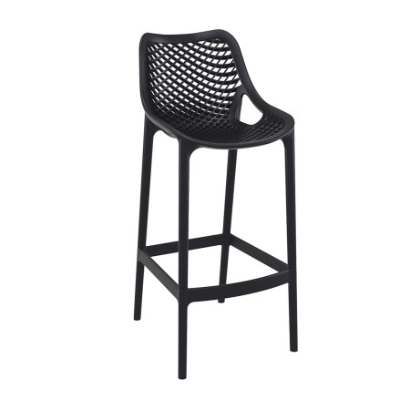 Air/S-75* Barstool Black PL