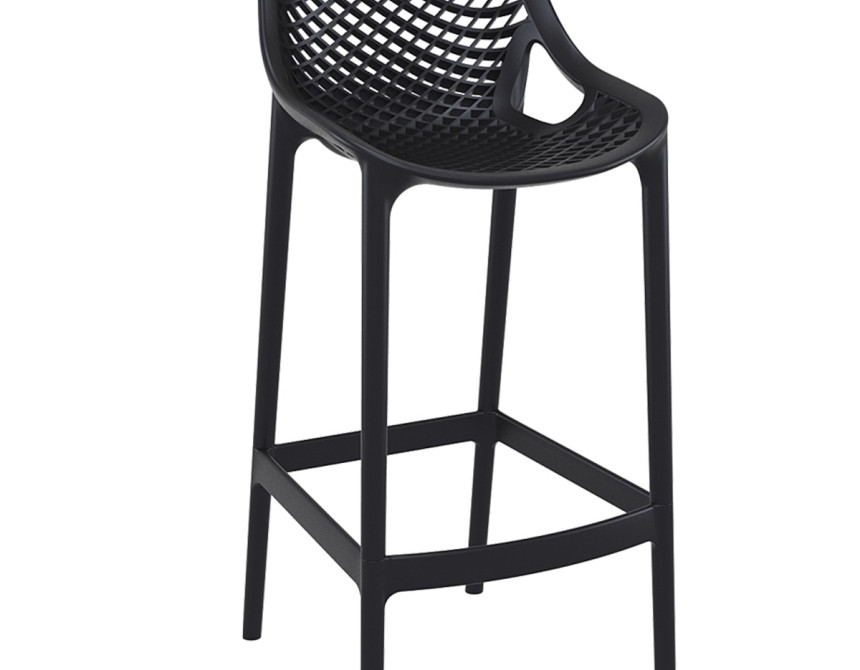 Air/S-75* Barstool Black PL
