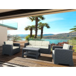 Monaco/ST Dark Grey 92x57xh.45cm* Table