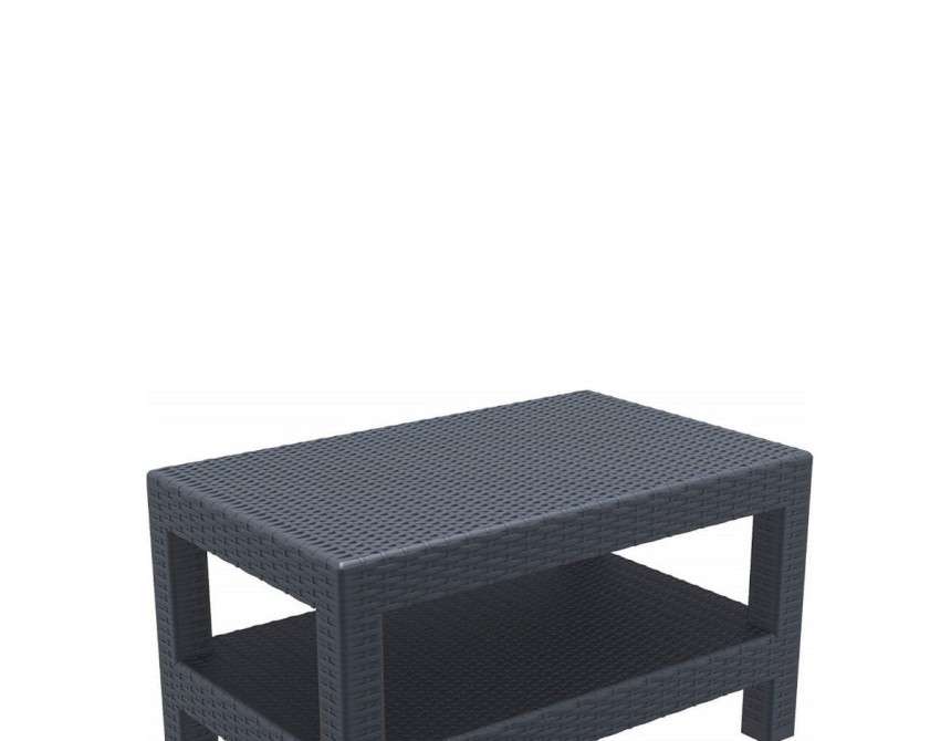 Monaco/ST Dark Grey 92x57xh.45cm* Table