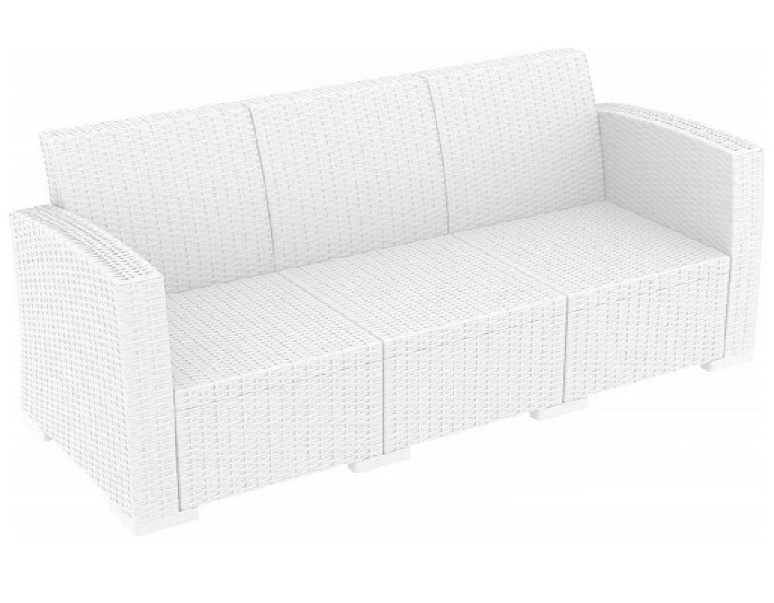 Monaco/ST-D3 White* Sofa