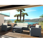 Monaco/ST-D3 Dark Grey* Sofa