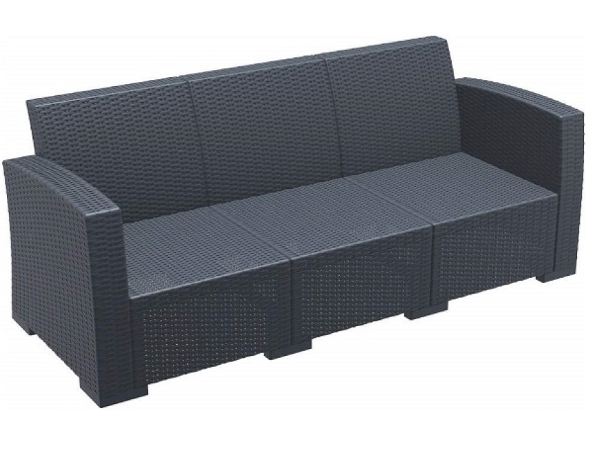 Monaco/ST-D3 Dark Grey* Sofa