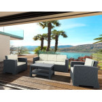 Monaco/ST-P Dark Grey* Armchair
