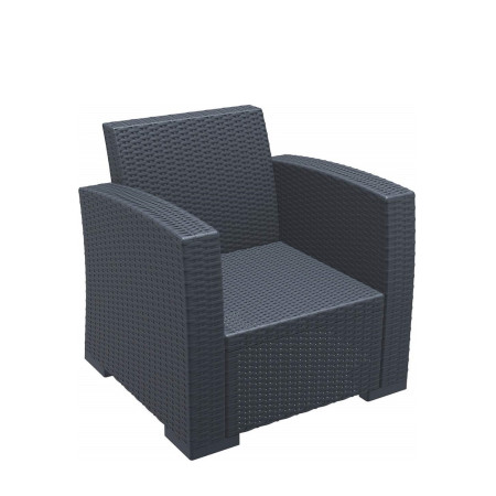 Monaco/ST-P Dark Grey* Armchair
