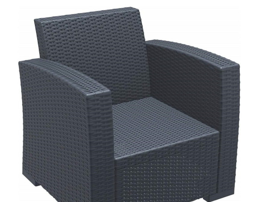 Monaco/ST-P Dark Grey* Armchair
