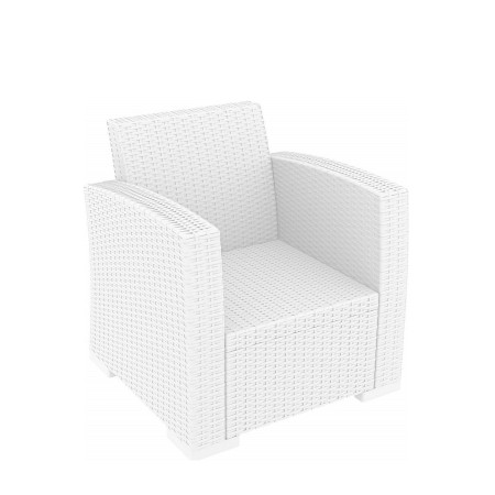 Monaco/ST-P White* Armchair