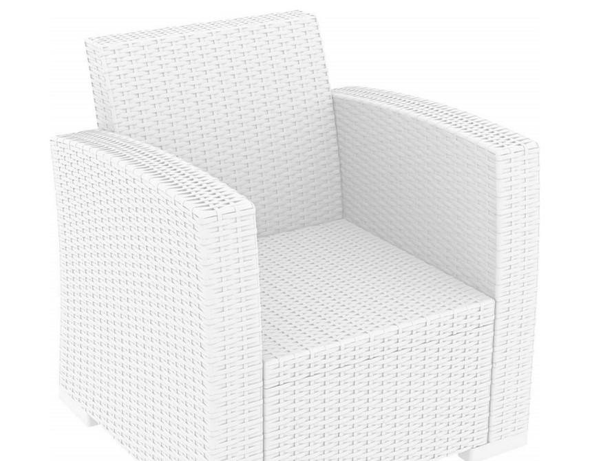 Monaco/ST-P White* Armchair