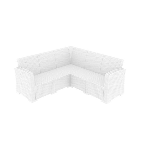 Monaco/ST-Corner White* Sofa