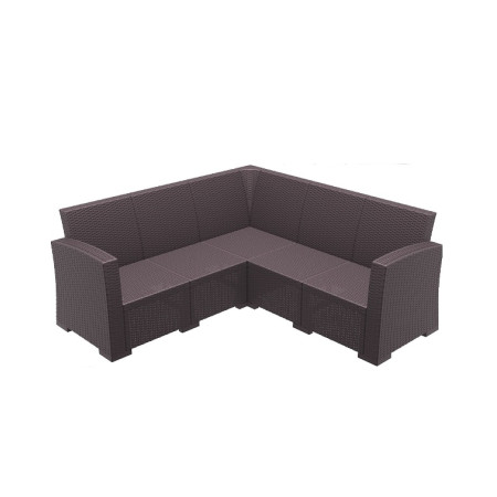 Monaco/ST-Corner Brown* Sofa