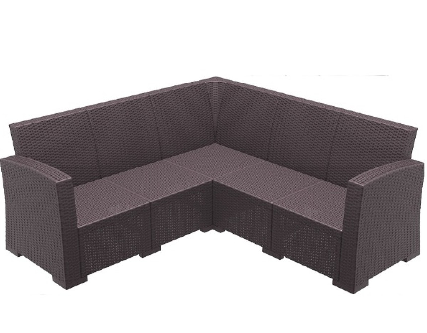 Monaco/ST-Corner Brown* Sofa