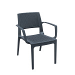 Capri Dark Grey* Armchair