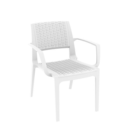Capri White* Armchair