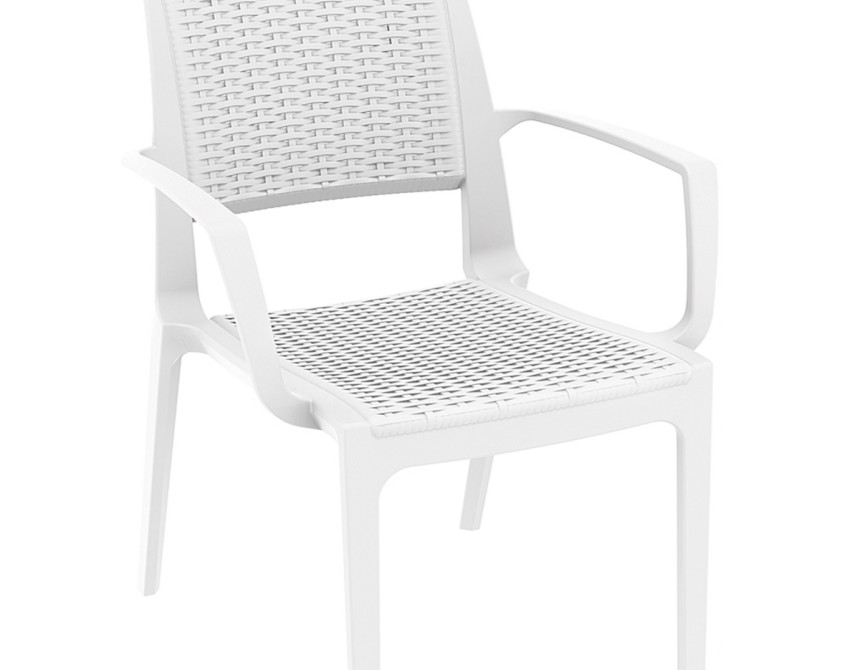 Capri White* Armchair