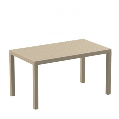 Ares/T140x80xh.75cm* Table Taupe PL