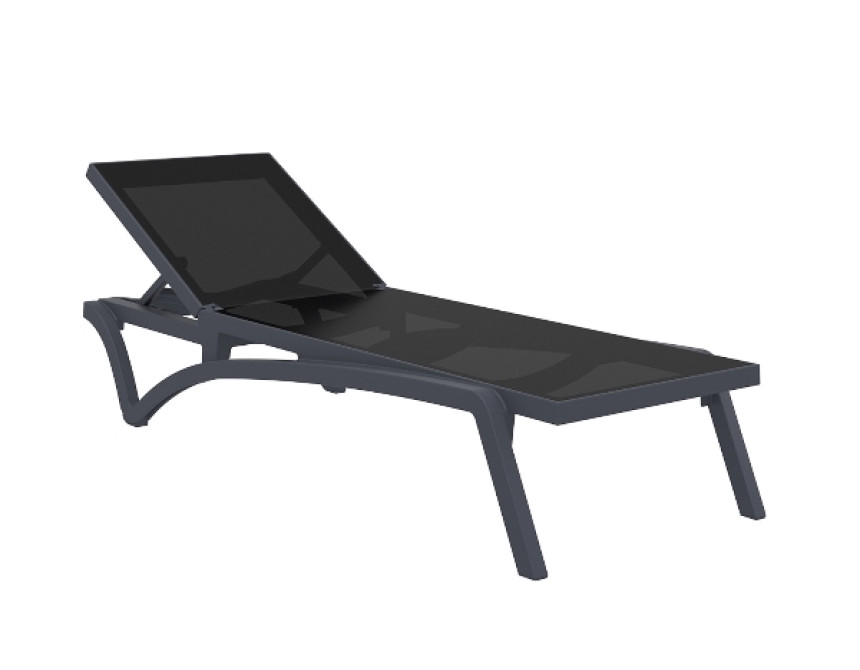 Pacific/S* Sun-Lounger Dark Grey