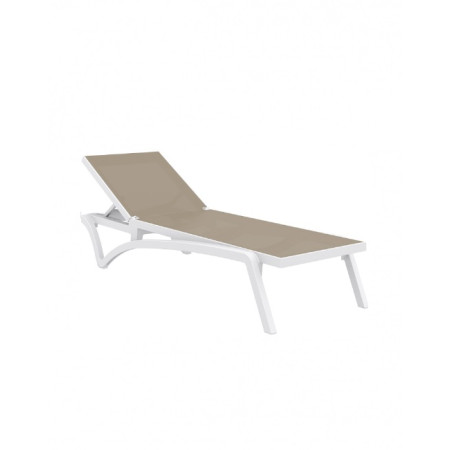 Pacific/S* Sun-Lounger White Cappuccino