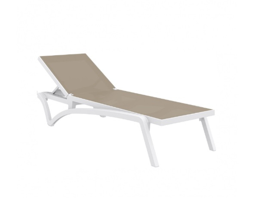 Pacific/S* Sun-Lounger White Cappuccino