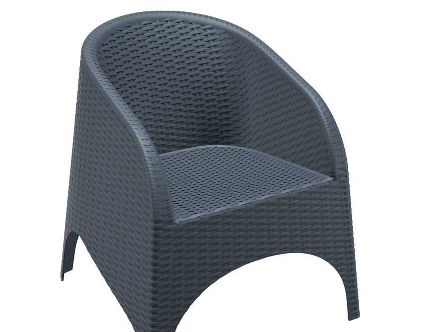Aruba Dark Grey*  Armchair