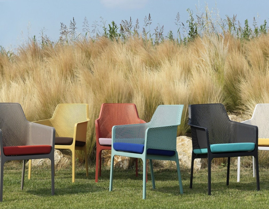 Net/L-Cushion* Lounge Armchair